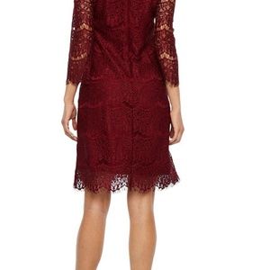 🎄Christmas Dress Vanity Sangria Lace Size M